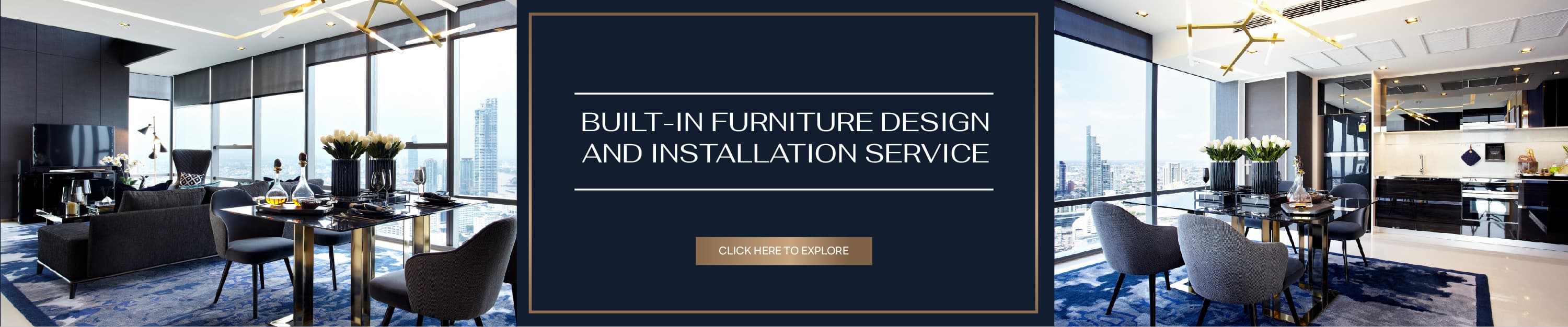 BUILT-IN FURNITURE DESIGN AND INSTALLATION SERVICE